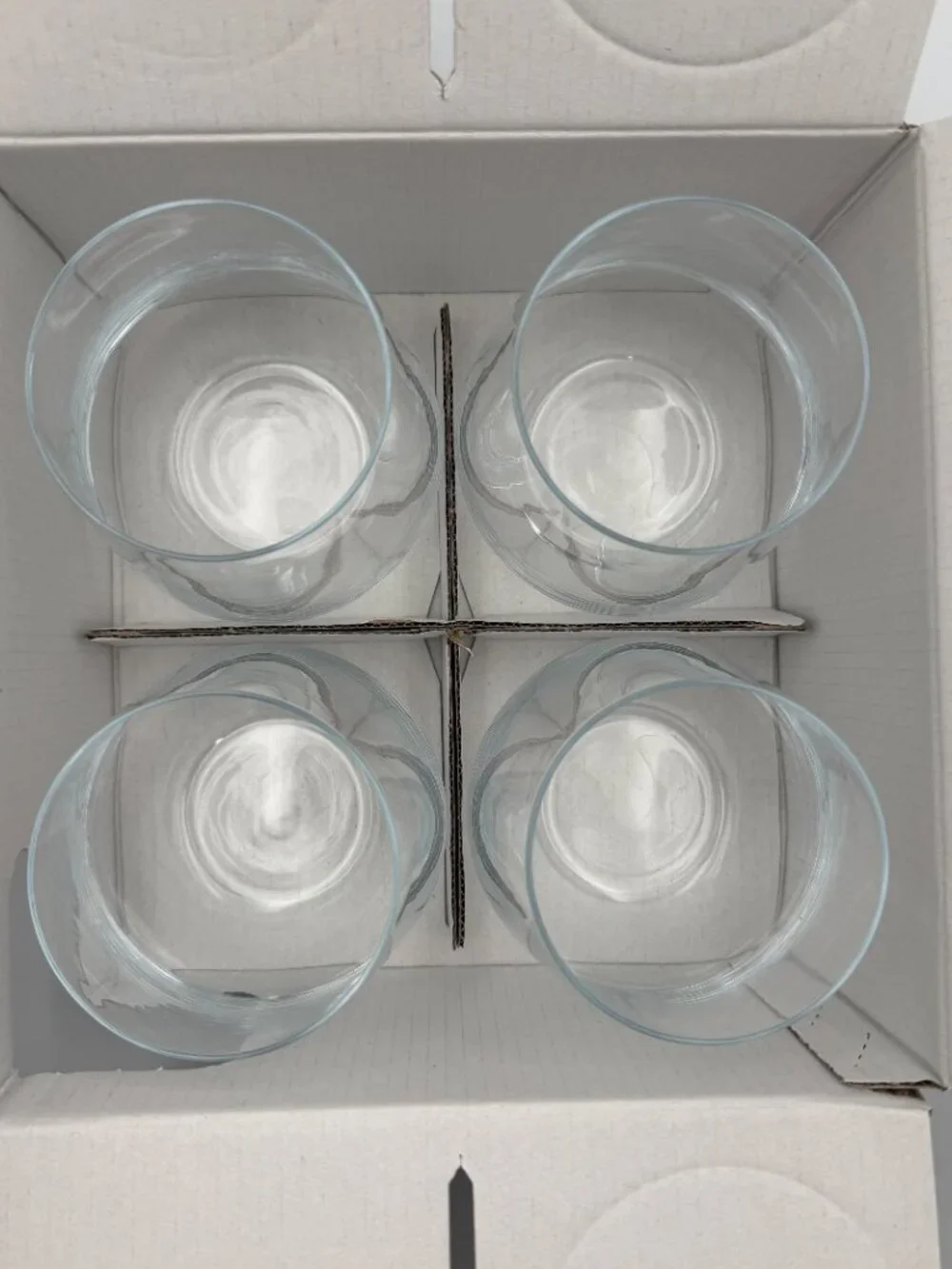 Sur La Table Kitchen Essentials Double Old-Fashioned Glasses 17oz Set of 4 NIB